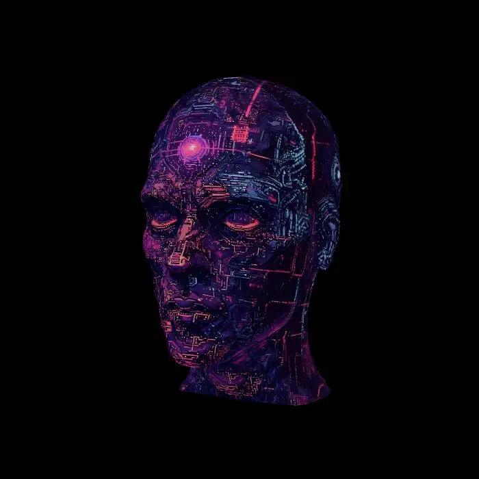 3D model for Neon Skull of the Machine