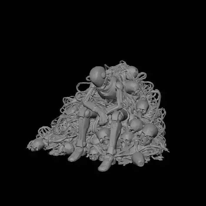 3D model for The Burden of the Machine