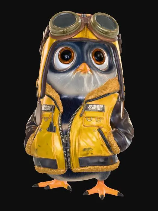 3D model for Aviator Penguin Adventure