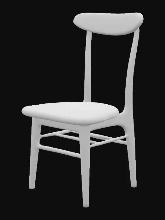 3D model for 80's chair in poland