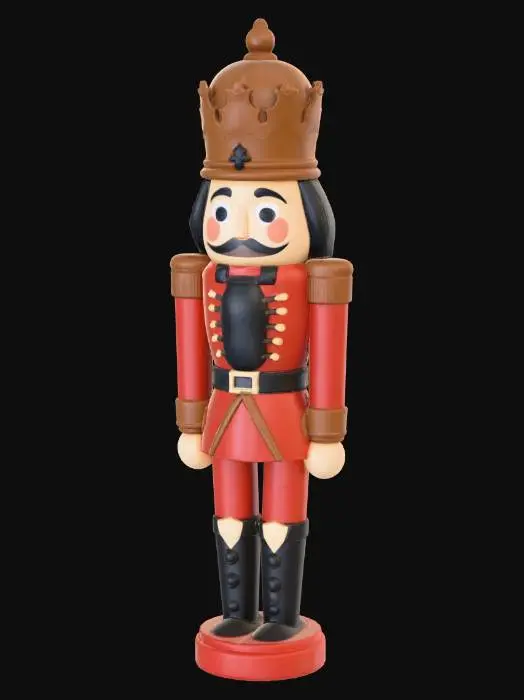 3D model for low poly nutcracer stylized, #Christmas2025#