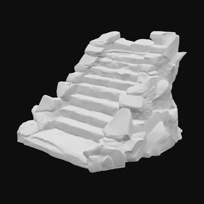 3D model for Ancient Stone Steps