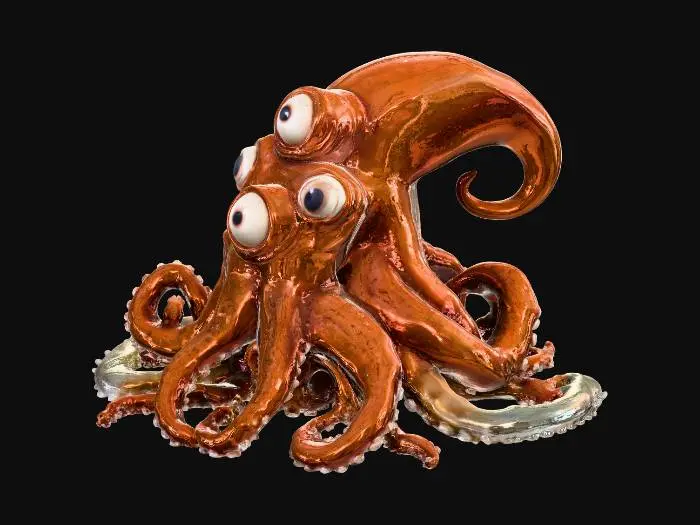 3D model for Spicy Kraken Delight, #food#