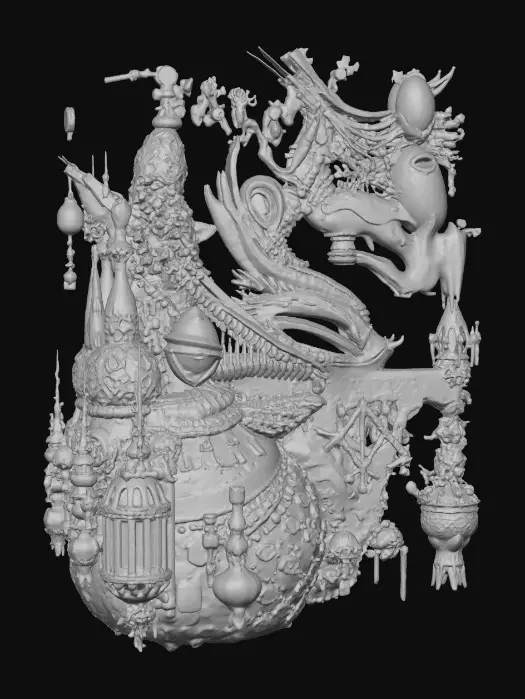 3D model for Celestial Dreamscape