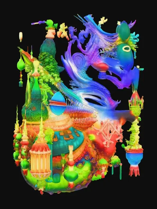 3D model for Celestial Dreamscape