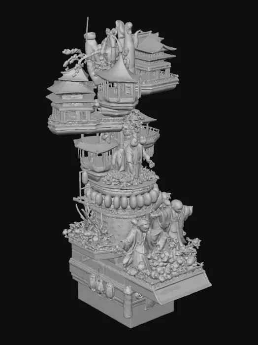 3D model for Japanese Festival Float