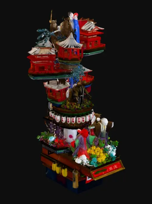 3D model for Japanese Festival Float