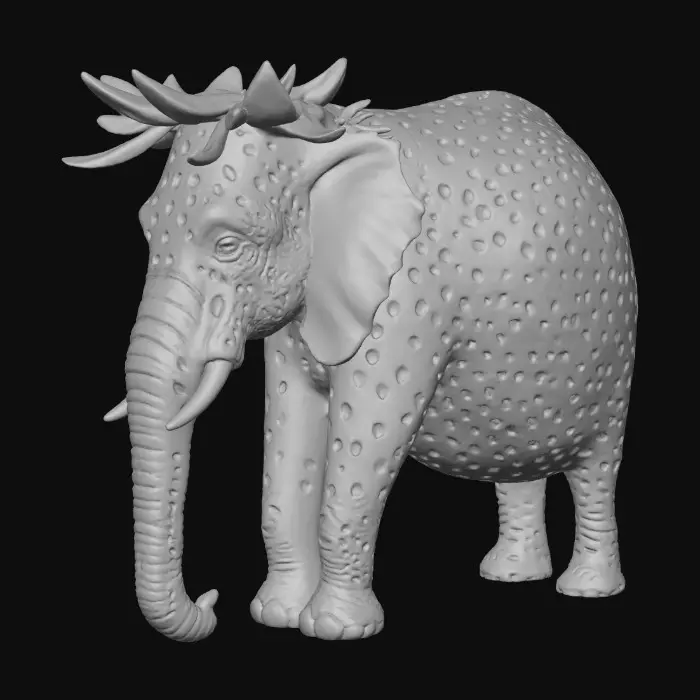 3D model for Strawberry Elephant