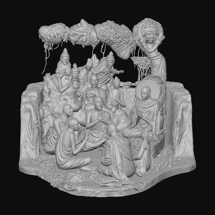 3D model for Buddhist Enlightenment Gathering