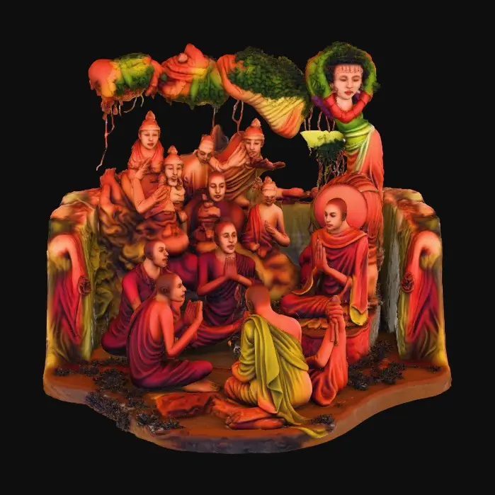 3D model for Buddhist Enlightenment Gathering