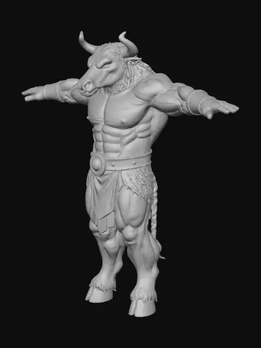 3D model for Minotaur Fury