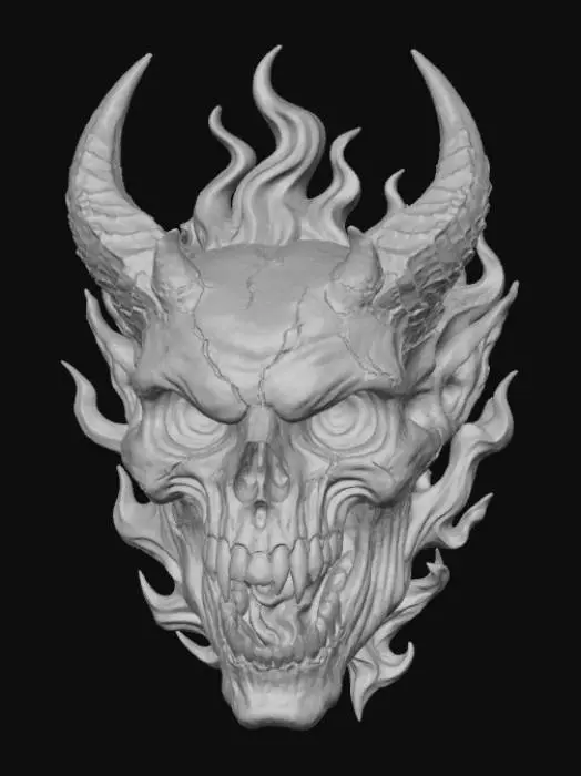 3D model for #Halloween2025#, Infernal Blaze
