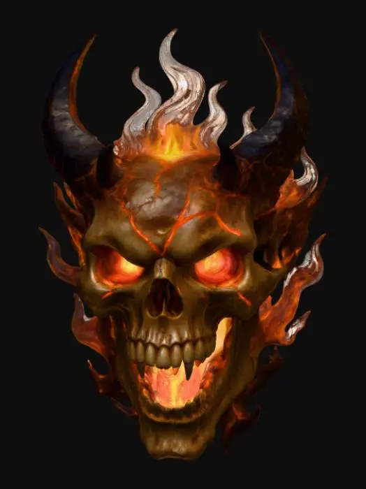3D model for #Halloween2025#, Infernal Blaze