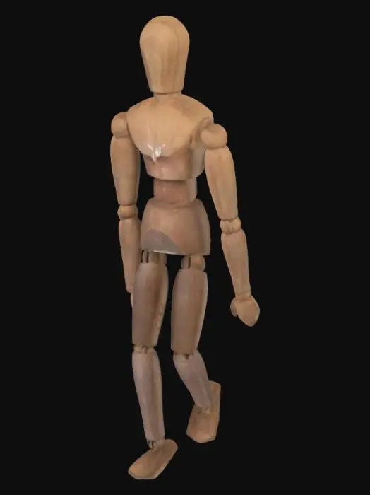 3D model for Wooden Mannequin