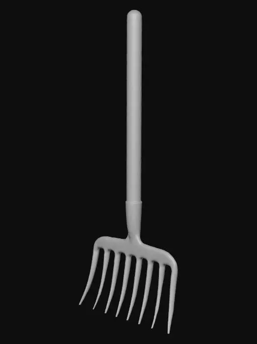 3D model for Pitchfork on White Background