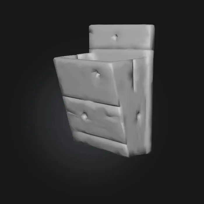 3D model for Wooden_Wall_Planter