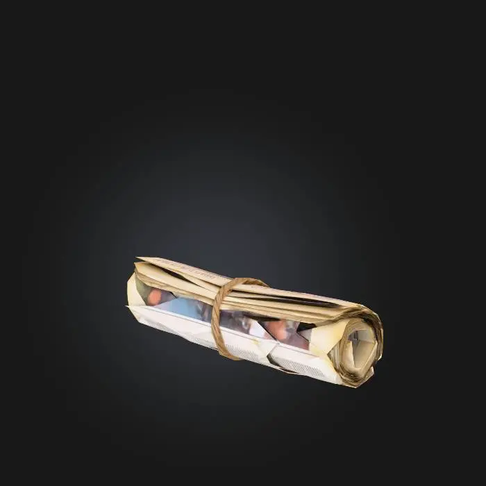 3D model for newspaper