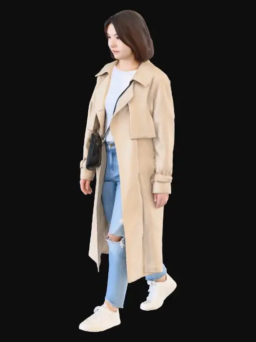 3D model for Trench Coat Walkway