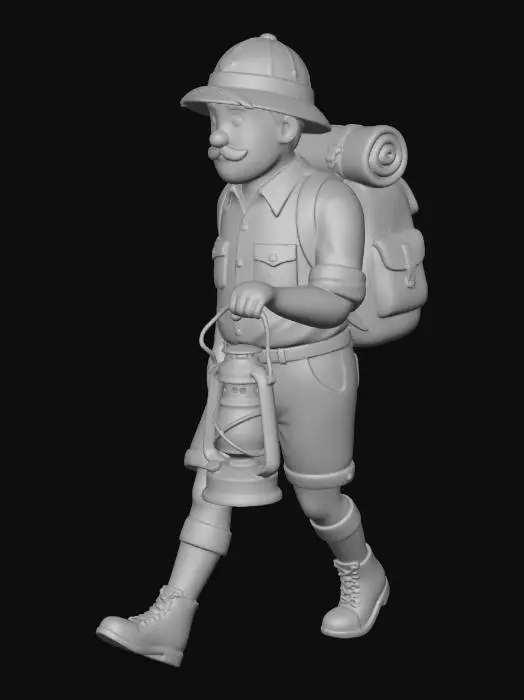 3D model for Explorer with Lantern