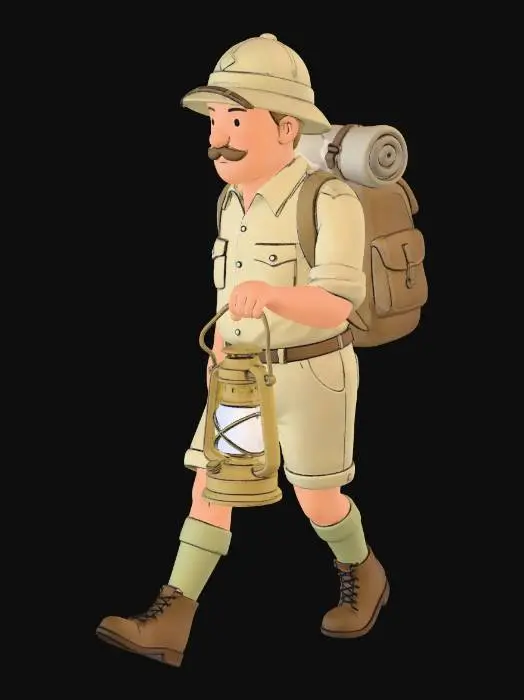 3D model for Explorer with Lantern