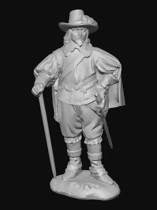 3D model for King Louis Courtier