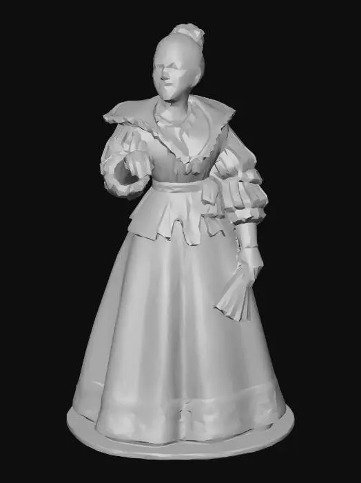 3D model for Queen Anne