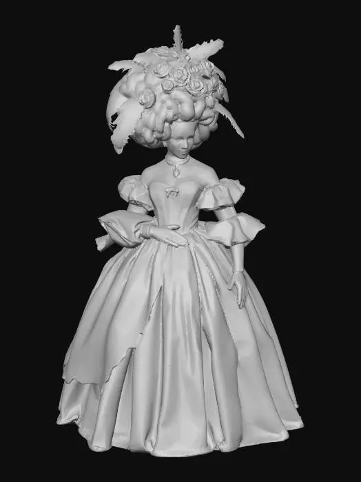 3D model for Marie Antoinette