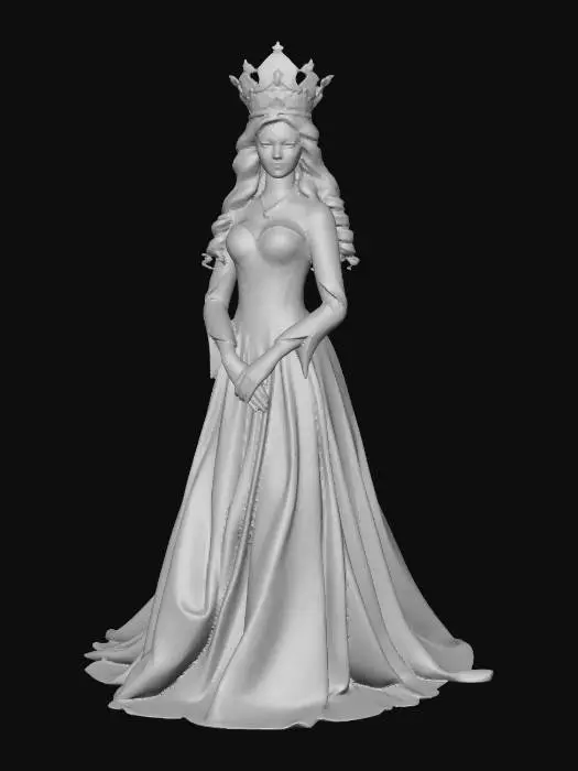 3D model for Empress of French Joséphine 1st wife of Napoleon Bonaparte