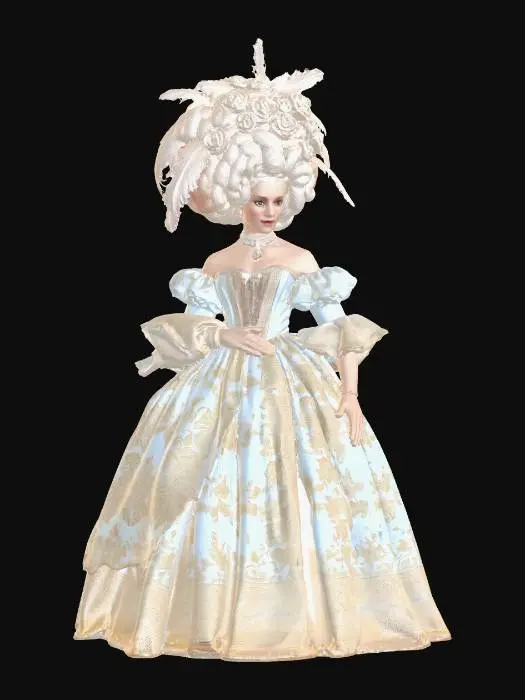 3D model for Marie Antoinette