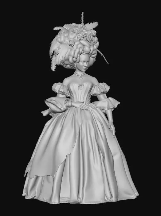 3D model for Marie Antoinette