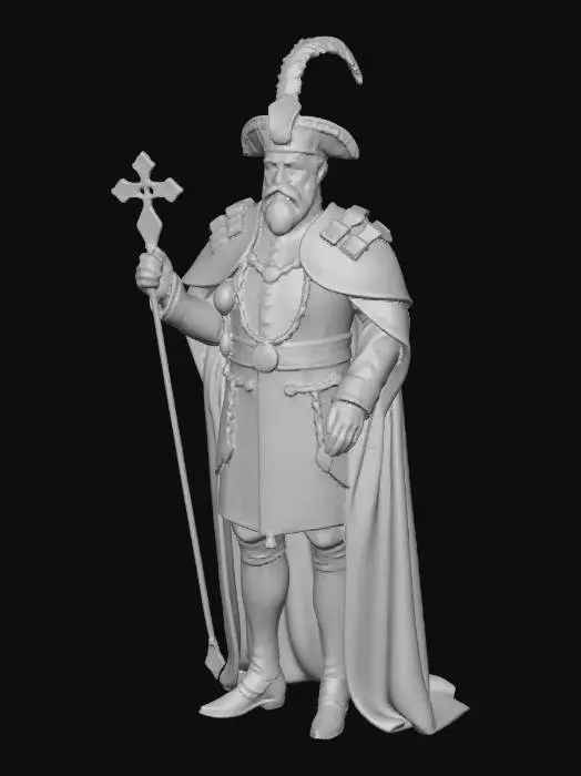 3D model for Louis xiii