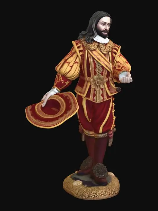 3D model for The Gallant Musketeer