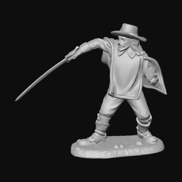 3D model for White cross banner gardian