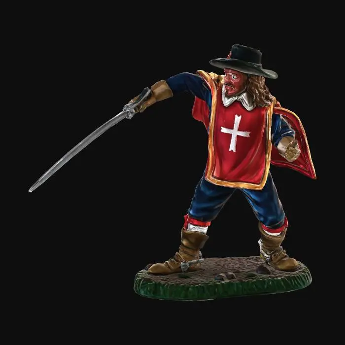 3D model for White cross banner gardian