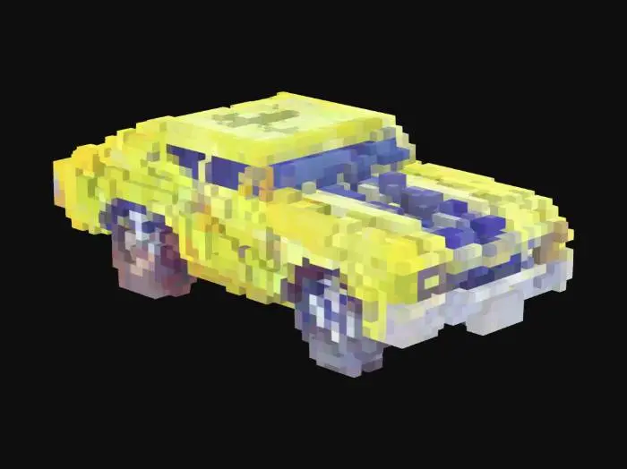 3D model for a realistic 3d model of a 1969 Chevrolet Chevelle Matchbox toy car