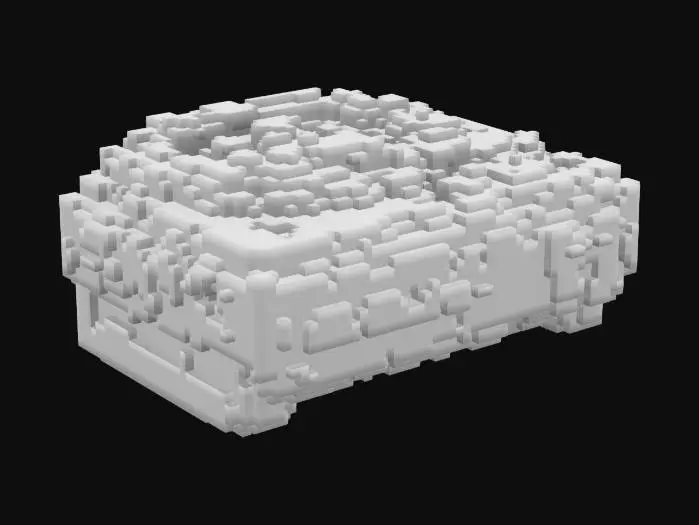 3D model for a realistic 3d model of a Sega Genisis console