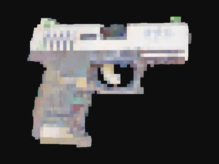 3D model for a realistic highly detailed 3d model, of a Walther P99, with a compensator