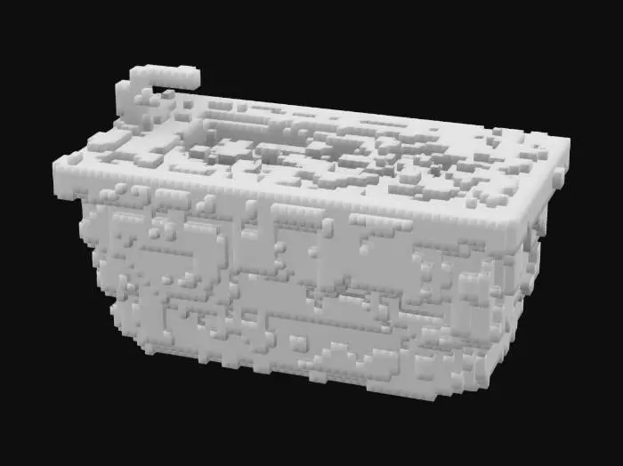 3D model for a realistic highly detailed 3d model, of a bathtub