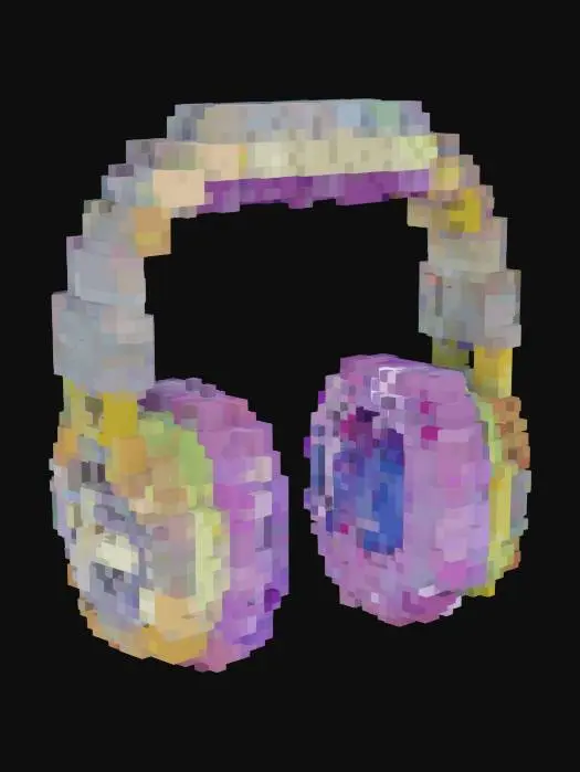 3D model for A realistic 3d model of a 90's style Sony headphones