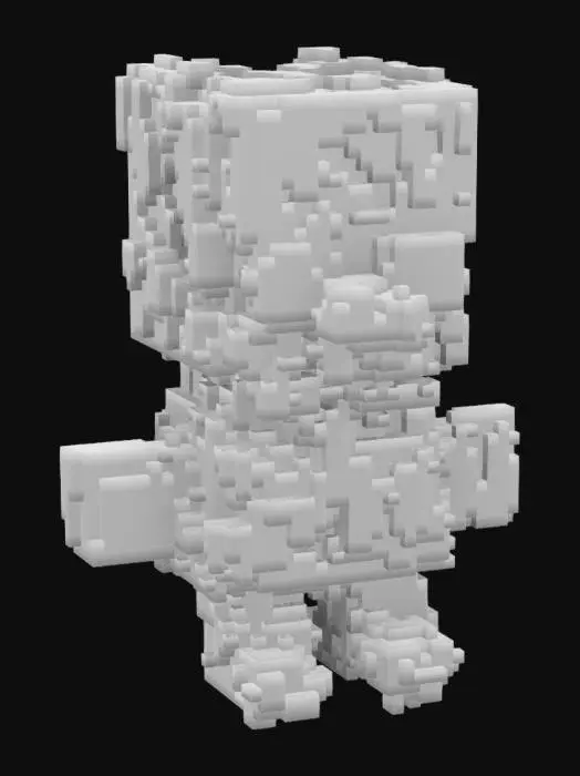 3D model for a realistic 3d model of a Bart Simpson pull-string doll