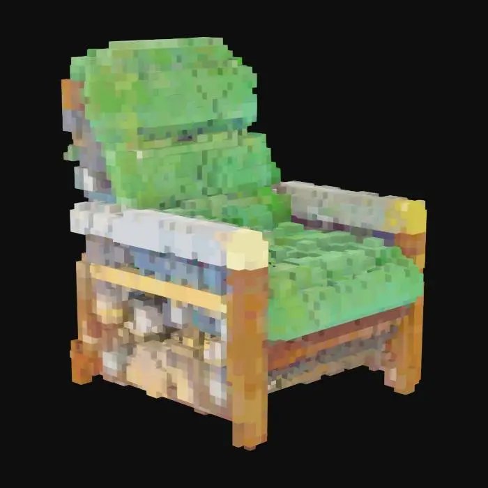 3D model for a realistic 3d model of a 90's style La-z-boy recliner