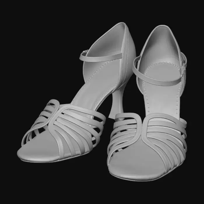 3D model for Golden Dance Heels
