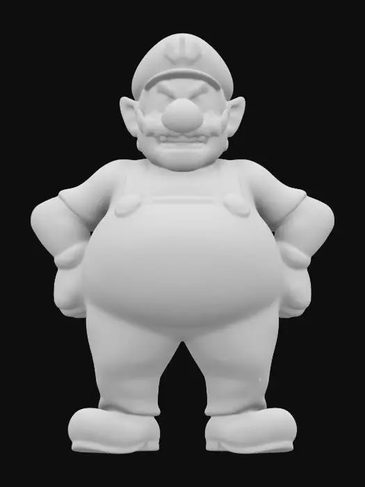 3D model for Wario