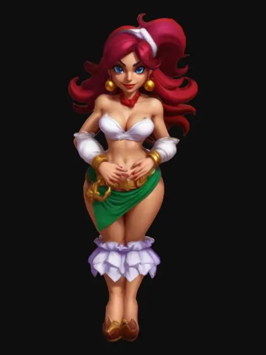 3D model for Miss fortune, shantae style, good proportion