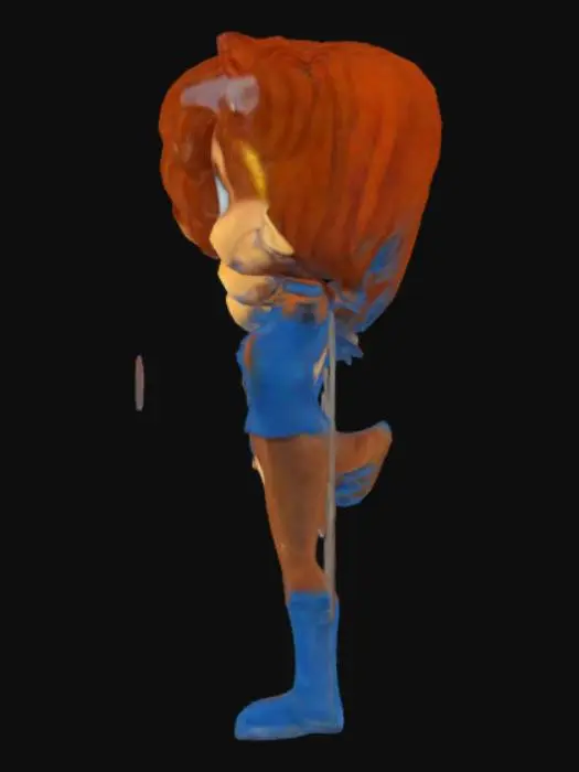 3D model for Character Model Sheet