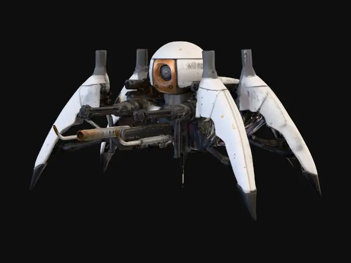 3D model for Spider Mechroid