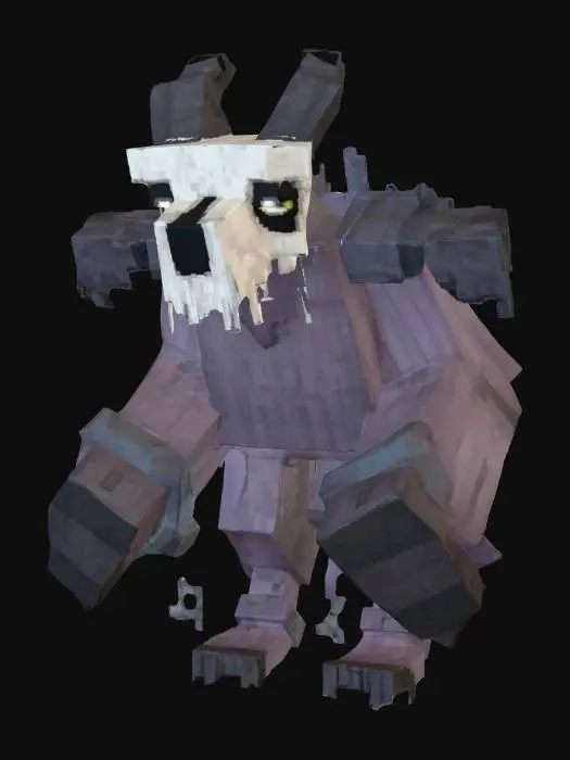 3D model for Pixelated Beast