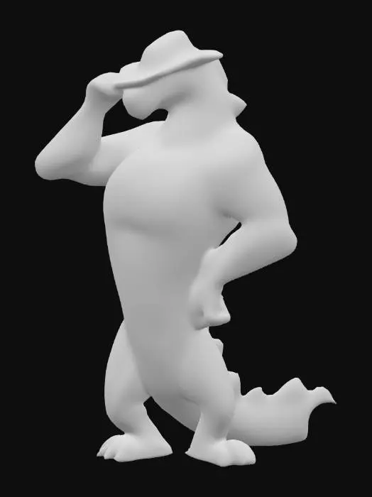 3D model for Dapper Dinosaur