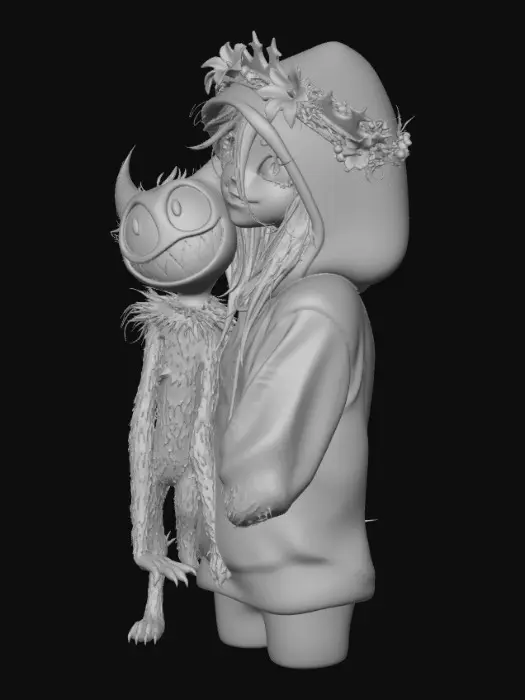 3D model for Violet Nightbound