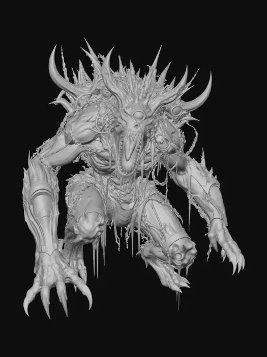 3D model for Mechanical Demon Lord